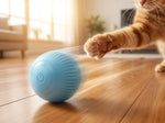 Pelota Interactiva Automática para Mascotas con Movimiento y Luz